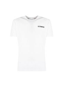 Iceberg T-Shirt | F0256307 | Mężczyzna | Biały. Okazja: na co dzień. Kolor: biały. Materiał: bawełna. Styl: casual, klasyczny, elegancki