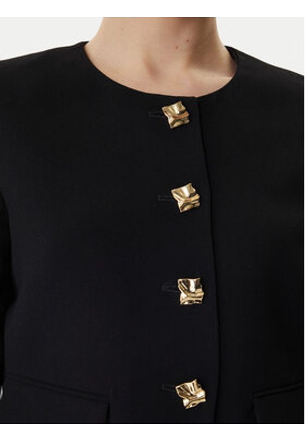 Marella Marynarka Falesia 2613041063 Czarny Regular Fit. Kolor: czarny. Materiał: syntetyk