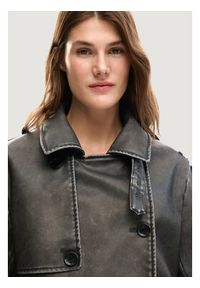 Desigual Trencz Duolo 26SWEW34 Écru Regular Fit. Materiał: syntetyk #4