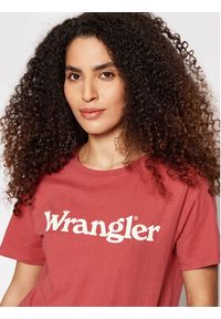 Wrangler T-Shirt W7N4GHXGH 112146409 Czerwony Regular Fit. Kolor: czerwony. Materiał: bawełna #3