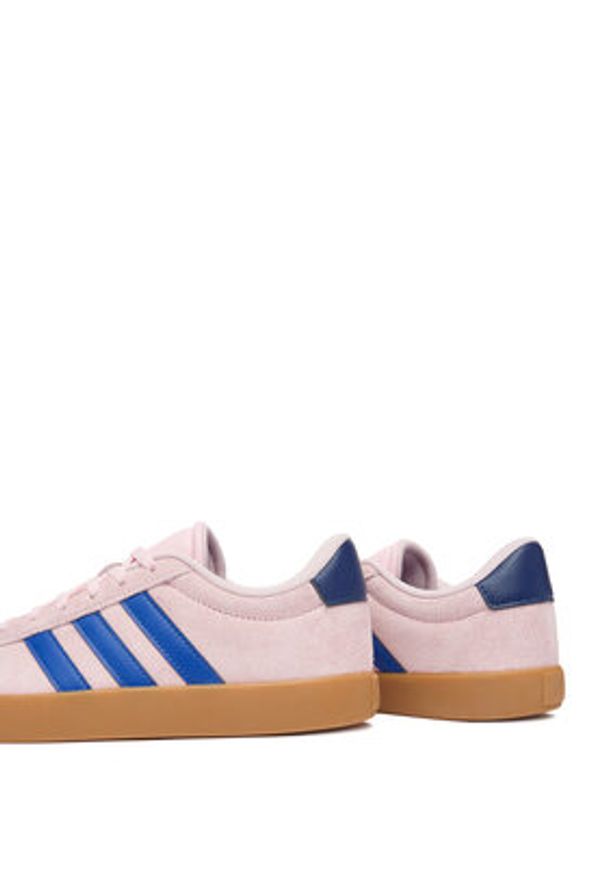 Adidas - adidas Sneakersy Vl Court 3.0 KI6492 Różowy. Kolor: różowy. Materiał: skóra, zamsz