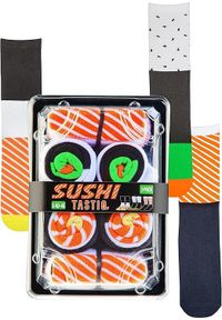 ZEAGLE - Tastic Unisex Skarpetki Sushi 3-pak Rozmiar 40-46. Kolor: wielokolorowy. Materiał: poliamid, bawełna. Sport: kolarstwo