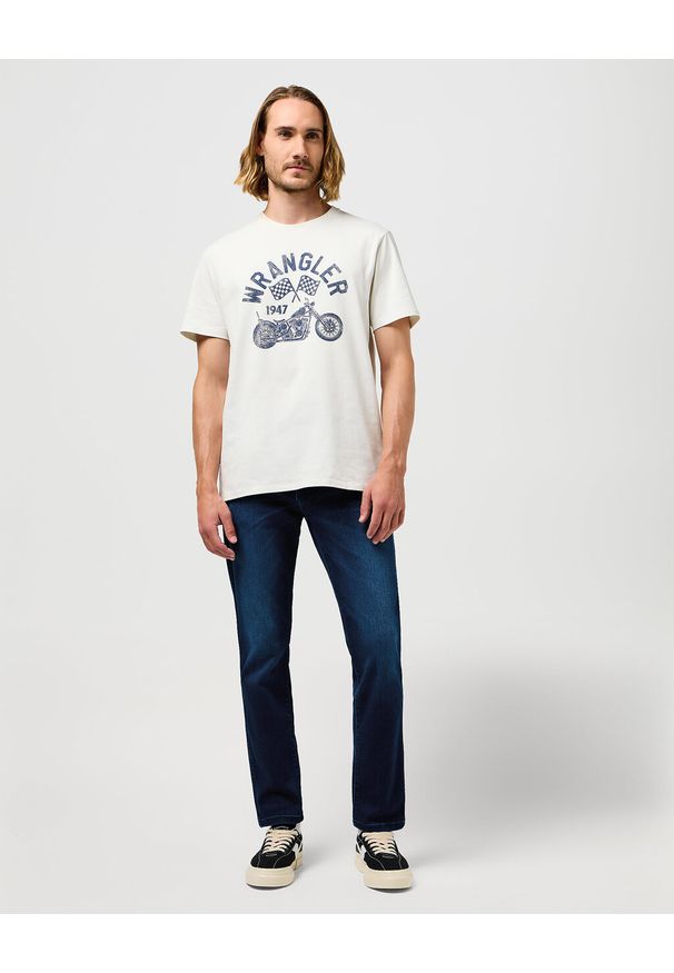 Wrangler - WRANGLER MĘSKIE SPODNIE JEANSOWE LARSTON BLUE JAM 112360183 W18S008801