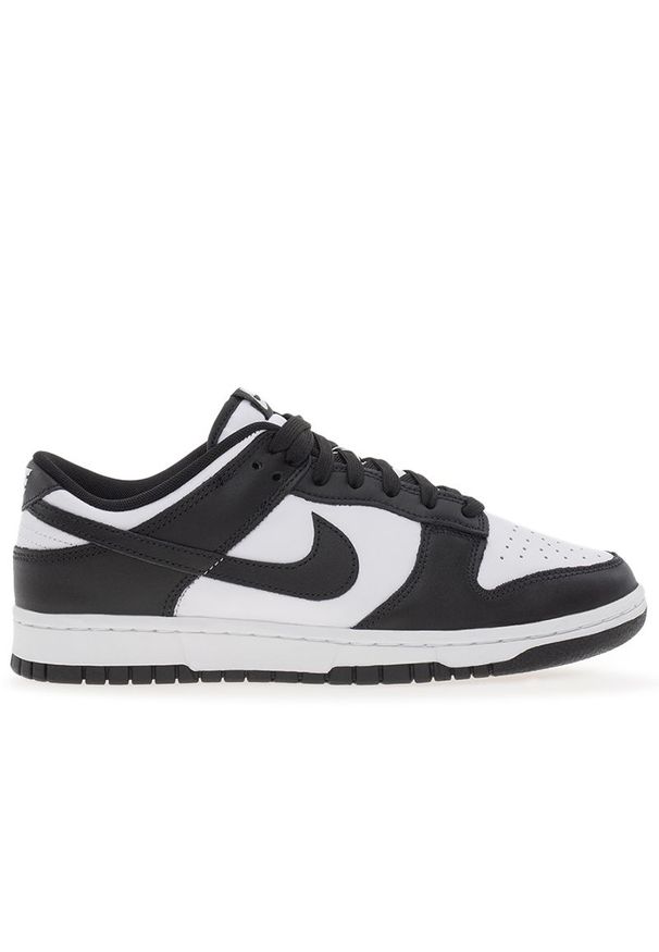 Buty Nike Dunk Low Retro DD1391-100 - bialo-czarne. Kolor: czarny. Materiał: guma, syntetyk, skóra. Szerokość cholewki: normalna. Sezon: lato