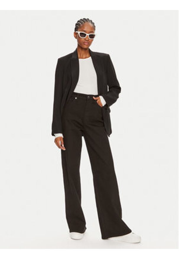 Calvin Klein Jeansy Infinite K20K207304 Czarny Wide Leg. Kolor: czarny