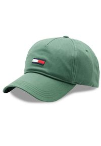 Czapka z daszkiem Tommy Jeans. Kolor: zielony #1