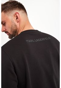 Karl Lagerfeld - Bluza KARL LAGERFELD. Materiał: bawełna, tkanina. Długość rękawa: długi rękaw. Długość: długie. Wzór: nadruk #3