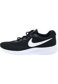 Buty do chodzenia męskie Nike Tanjun. Zapięcie: sznurówki. Kolor: czarny, biały, wielokolorowy. Materiał: syntetyk, tkanina, materiał. Szerokość cholewki: normalna. Model: Nike Tanjun. Sport: turystyka piesza