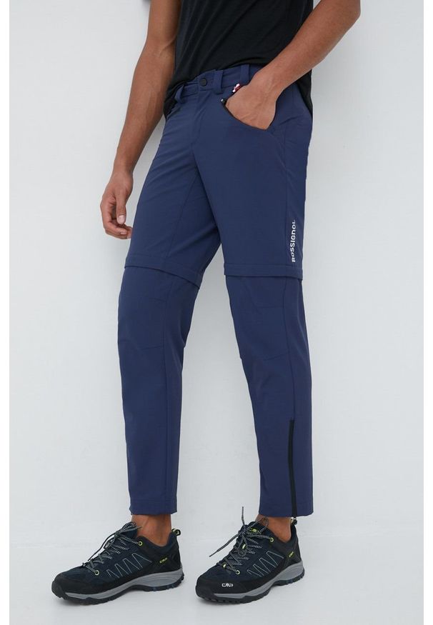 Rossignol spodnie outdoorowe męskie kolor granatowy. Kolor: niebieski. Materiał: materiał
