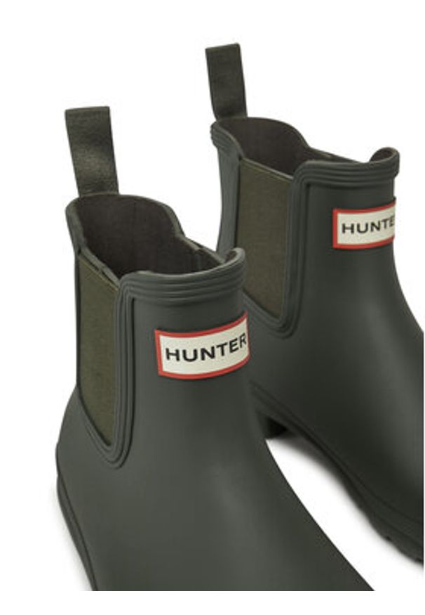 Hunter Kalosze WFS2078RMA Khaki. Kolor: brązowy. Materiał: kauczuk