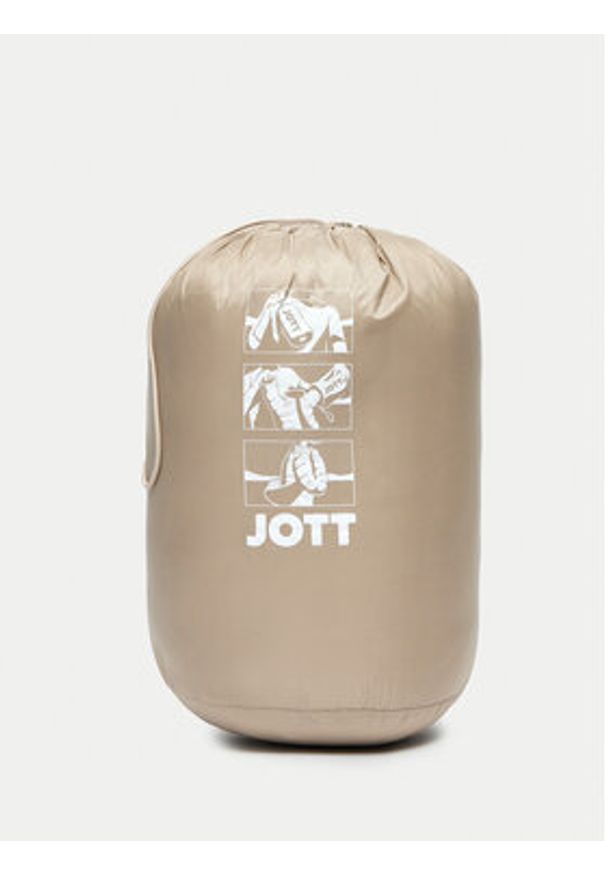 Jott Kurtka puchowa Nico P000MDOW01 Beżowy Slim Fit. Kolor: beżowy. Materiał: syntetyk