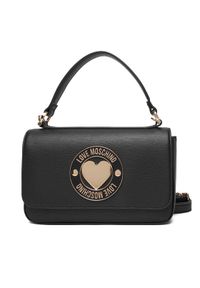 Love Moschino - LOVE MOSCHINO Torebka JC4367PP0NKG0000 Czarny. Kolor: czarny. Materiał: skórzane
