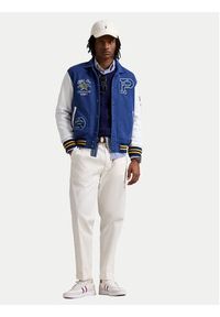 Polo Ralph Lauren Kurtka bomber 710964979001 Niebieski Regular Fit. Typ kołnierza: polo. Kolor: niebieski. Materiał: bawełna #6