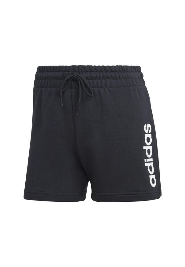 Adidas - Essentials Linear French Terry Shorts. Kolor: biały, wielokolorowy, czarny