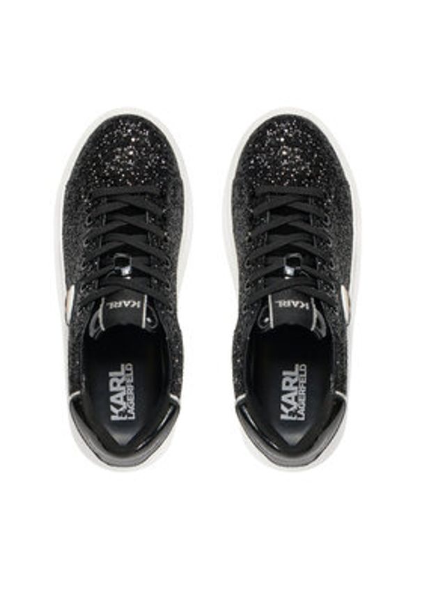 Karl Lagerfeld - KARL LAGERFELD Sneakersy KL62573N Czarny. Kolor: czarny. Materiał: materiał