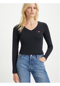 Levi's® T-Shirt Baby Tee A48910000 Czarny Slim Fit. Kolor: czarny. Materiał: bawełna #4