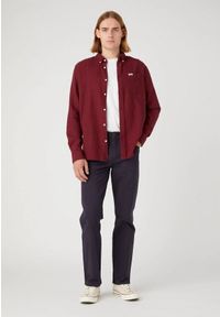Wrangler - WRANGLER TEXAS SLIM MĘSKIE SPODNIE JEANSOWE DARK NAVY W12S93XAE