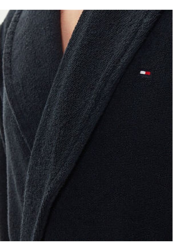 TOMMY HILFIGER - Tommy Hilfiger Szlafrok Icon Bathrobe 2S87905539 Granatowy. Kolor: niebieski. Materiał: bawełna