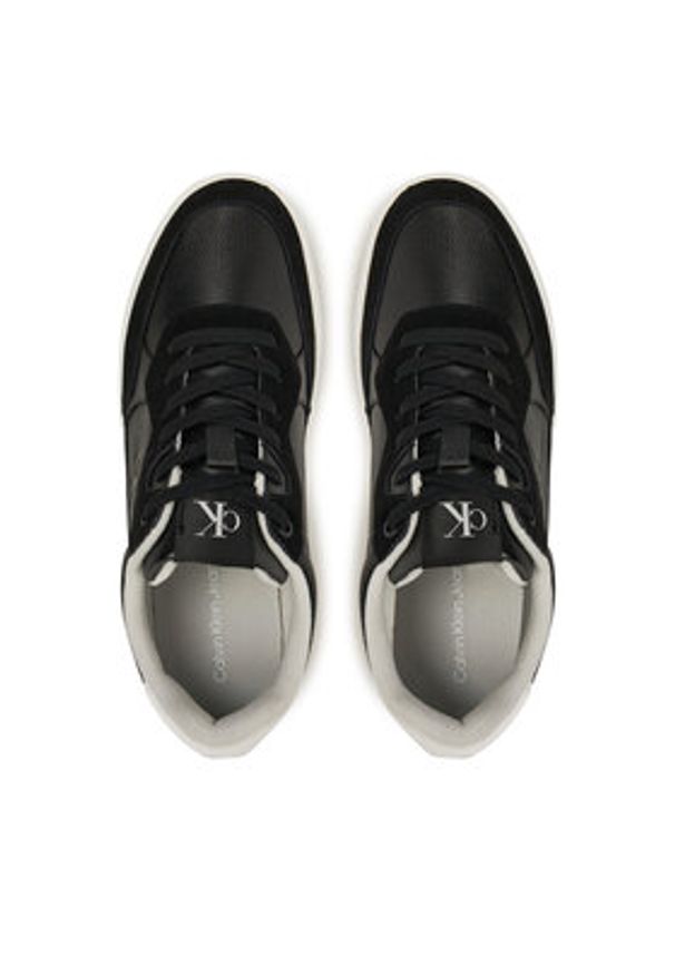 Calvin Klein Jeans Sneakersy Classic Cupsole Mg Wmm YM0YM01153 Czarny. Kolor: czarny. Materiał: skóra