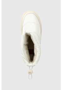 Tommy Jeans śniegowce TJW WINTER BOOT kolor biały EN0EN02252. Nosek buta: okrągły. Kolor: biały. Materiał: guma. Szerokość cholewki: normalna #2