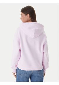 Tommy Jeans Bluza Badge DW0DW19414 Różowy Boxy Fit. Kolor: różowy. Materiał: bawełna #5