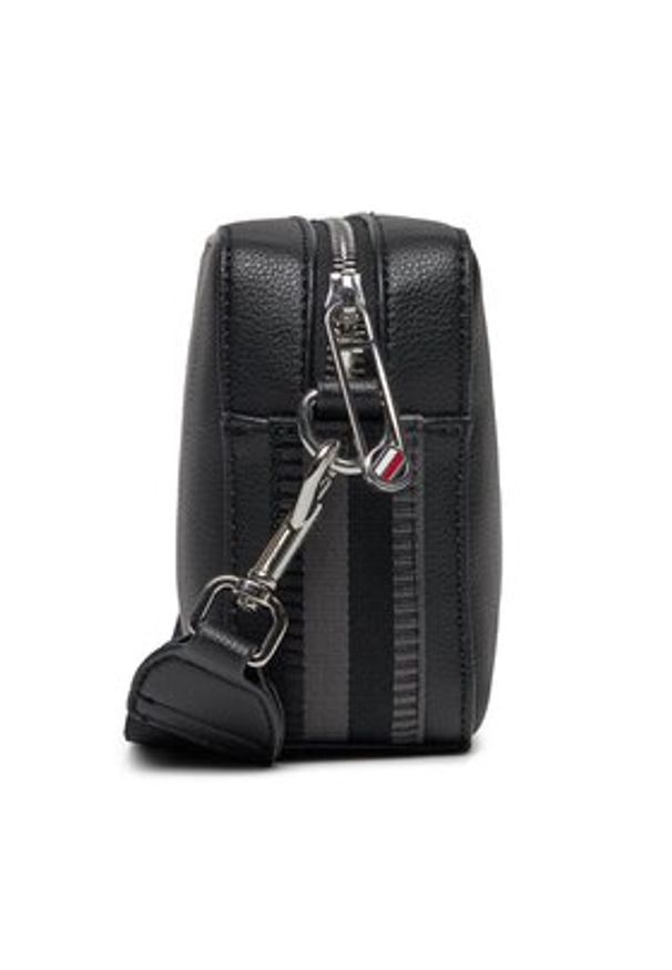TOMMY HILFIGER - Tommy Hilfiger Torebka Th Essential Sc Camera Bag AW0AW15724 Czarny. Kolor: czarny. Materiał: skórzane