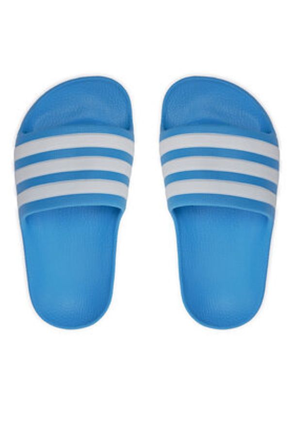 Adidas - adidas Klapki adilette Aqua Slides Kids ID2621 Niebieski. Kolor: niebieski. Materiał: syntetyk
