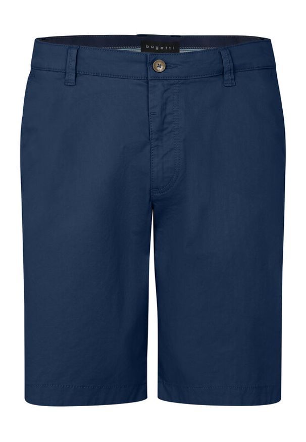 Bugatti Szorty materiałowe 4379-76441C Niebieski Regular Fit. Kolor: niebieski. Materiał: bawełna