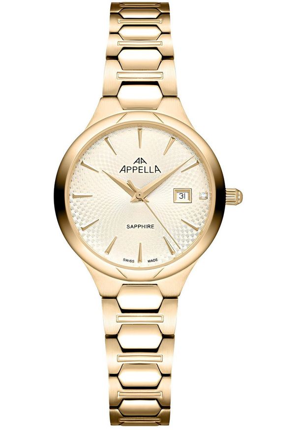 Acappella - Zegarek damski Appella L50010.1111DQ złoty. Kolor: złoty