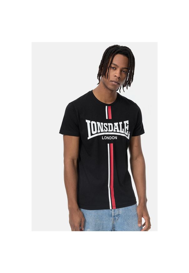 Koszulka Lonsdale Altandhu. Kolor: wielokolorowy, biały, czarny. Materiał: bawełna