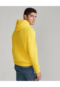 Ralph Lauren - RALPH LAUREN - Żółta bluza z kapturem. Okazja: na co dzień. Typ kołnierza: kaptur. Kolor: żółty. Materiał: jeans, bawełna, puch, dresówka. Długość rękawa: długi rękaw. Długość: długie. Styl: casual #4