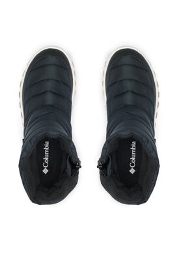 columbia - Columbia Śniegowce Snowtrot Mid 2075111 Czarny. Kolor: czarny. Materiał: materiał