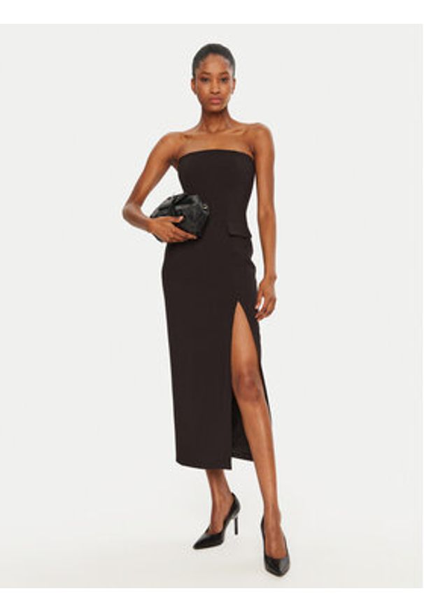 BARDOT Sukienka koktajlowa Nikki 59728DB Czarny Slim Fit. Kolor: czarny. Materiał: syntetyk, wiskoza. Styl: wizytowy