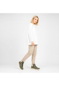 Zielone Botki Rieker Ocieplane Buty Damskie. Okazja: na co dzień. Zapięcie: sznurówki. Kolor: zielony. Materiał: materiał. Szerokość cholewki: normalna. Styl: casual, sportowy #6