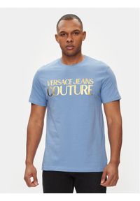 Versace Jeans Couture T-Shirt 76GAHT00 Kolorowy Regular Fit. Materiał: bawełna. Wzór: kolorowy #1