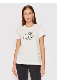 Lee T-Shirt Graphic Tee L41UFERR 112140053 Biały Regular Fit. Kolor: biały. Materiał: bawełna #1