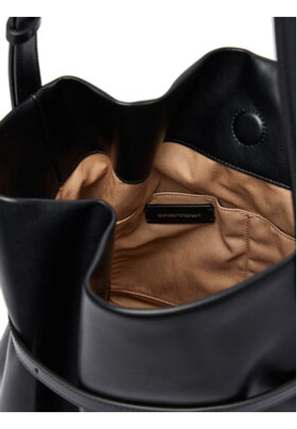 Emporio Armani Torebka EW004751 AF13383 UC001 Czarny. Kolor: czarny. Materiał: skórzane