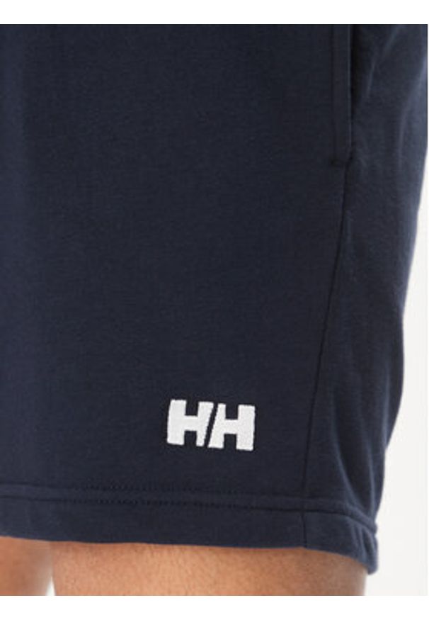 Helly Hansen Szorty sportowe Terry Loop 54291 Granatowy Regular Fit. Kolor: niebieski. Materiał: bawełna. Styl: sportowy