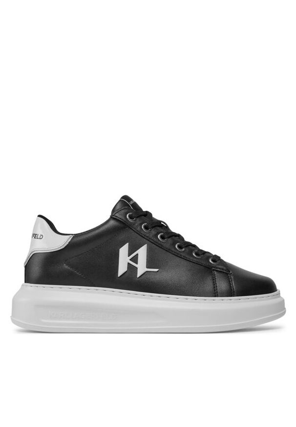 Karl Lagerfeld - KARL LAGERFELD Sneakersy KL62515 Czarny. Kolor: czarny. Materiał: skóra