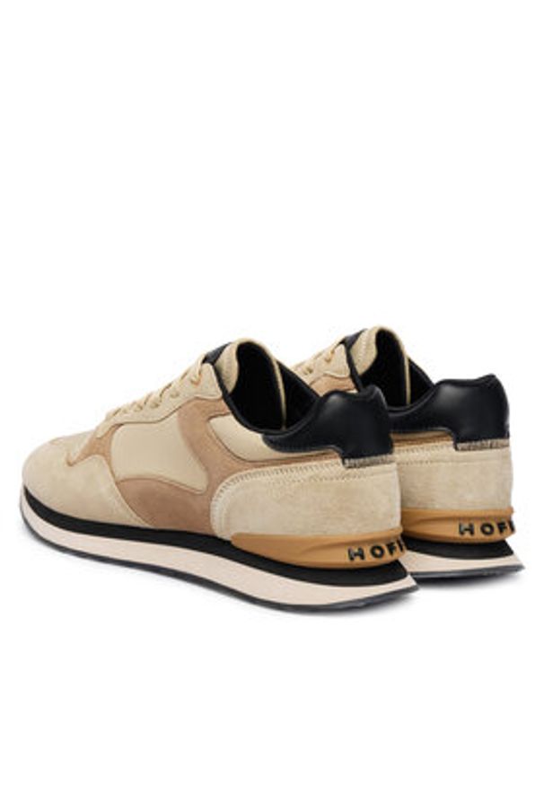 HOFF Sneakersy City Trieste Man 22502619 Beżowy. Kolor: beżowy. Materiał: zamsz, skóra