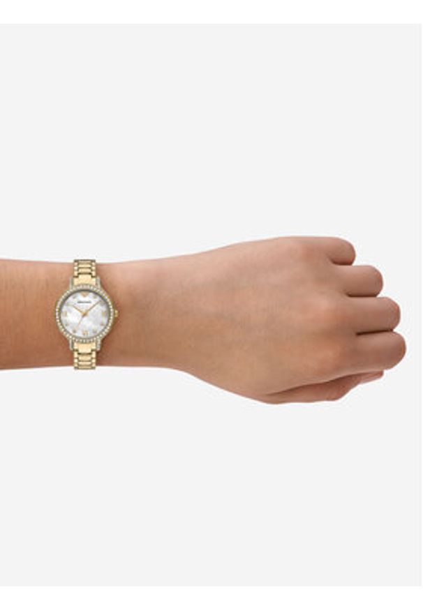Emporio Armani Zegarek Cleo AR11652 Złoty. Kolor: złoty