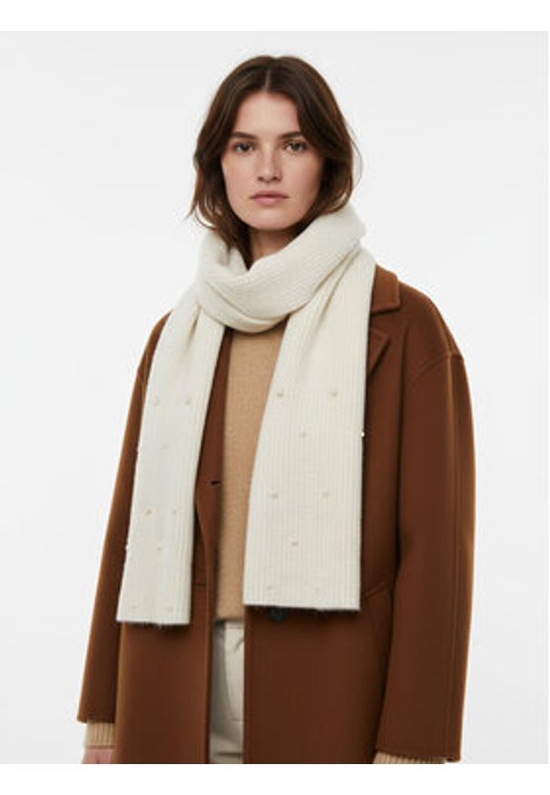 Nine West Szalik CEO-NW-W4-001-AW25 Biały. Kolor: biały. Materiał: akryl, materiał