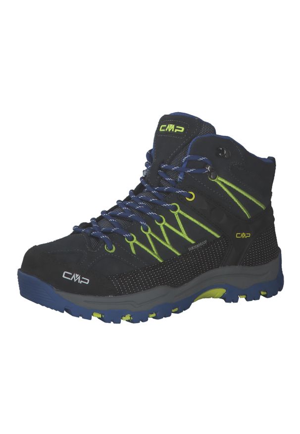 Buty trekkingowe dziecięce CMP Rigel Mid. Kolor: niebieski, wielokolorowy, żółty
