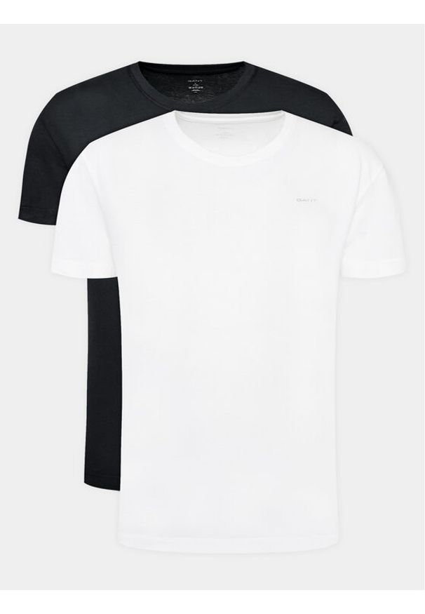 GANT - Gant Komplet t-shirtów C-Neck 2 Pack 900002008 Kolorowy Regular Fit. Materiał: bawełna. Wzór: kolorowy