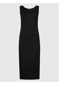 Armani Exchange Sukienka dzianinowa 8NYACE YJB7Z 1200 Czarny Slim Fit. Kolor: czarny. Materiał: wiskoza