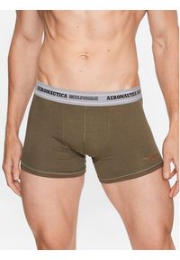 Aeronautica Militare Komplet 2 par bokserek AM1UBX003 Zielony. Kolor: zielony. Materiał: bawełna