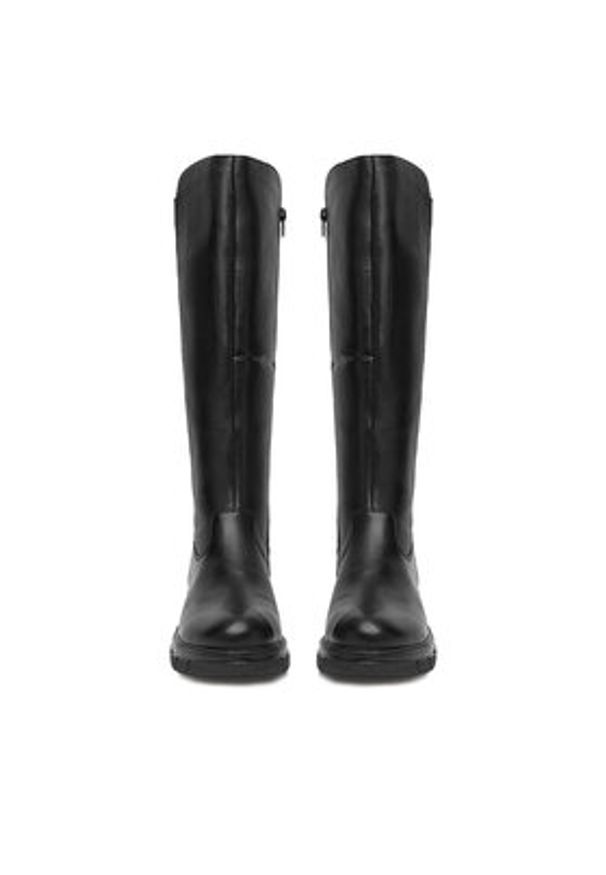 Rieker Kozaki CEO-Z9158-00 Czarny. Kolor: czarny. Materiał: skóra