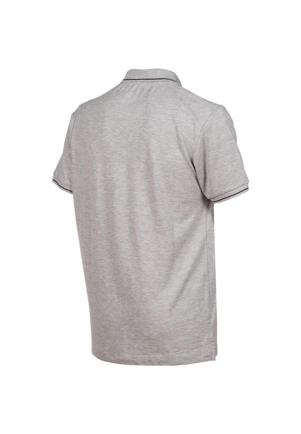 Koszulka polo Arena Team Polo shirt Solid Cotton. Typ kołnierza: polo. Kolor: szary. Materiał: bawełna. Wzór: gładki