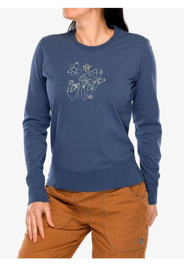 Bluza wspinaczkowa damska E9 Micol. Kolor: niebieski