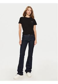 Guess T-Shirt V4BI04 KCBF1 Czarny Slim Fit. Kolor: czarny. Materiał: bawełna #5